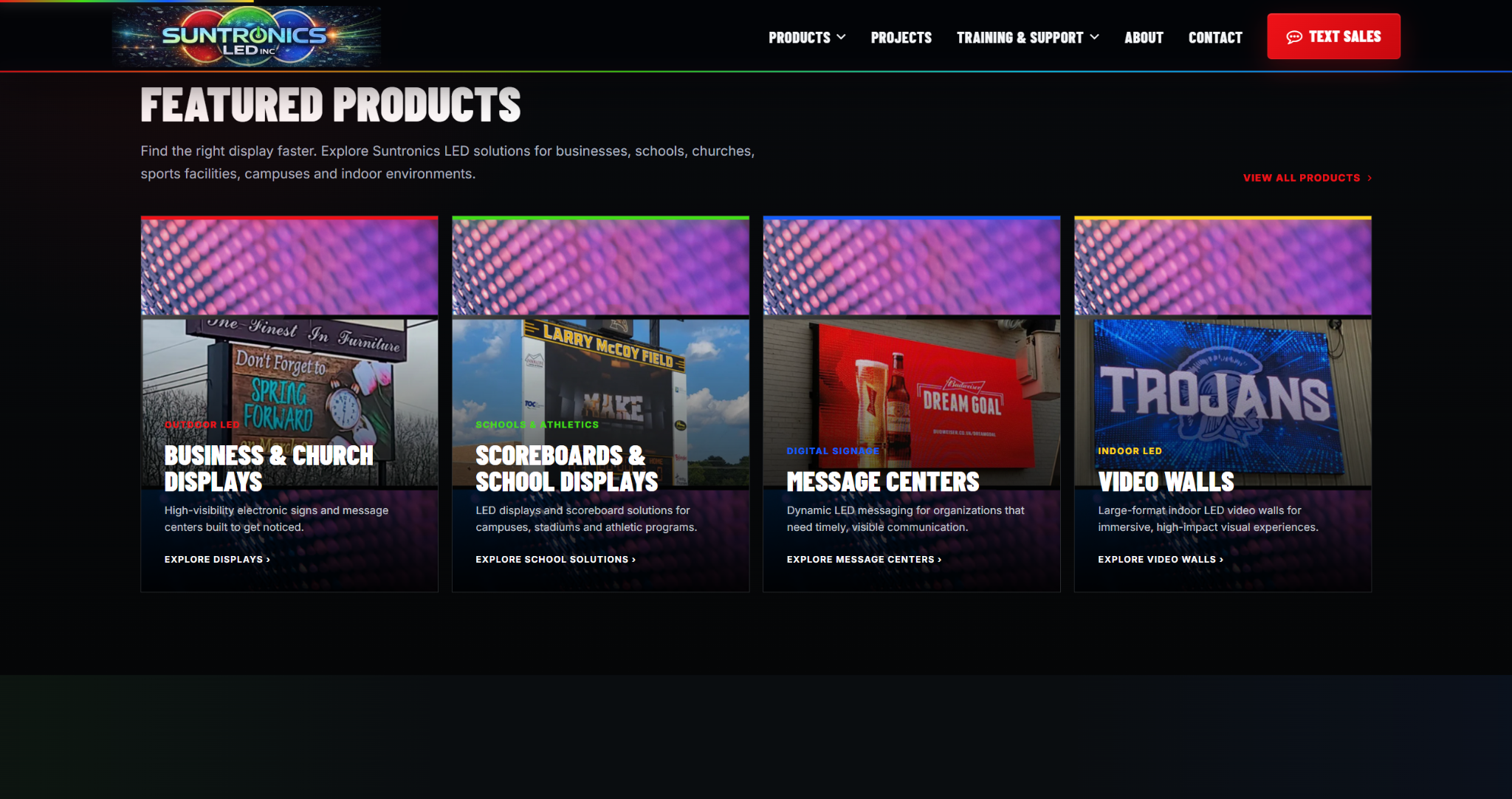 Suntronics LED website